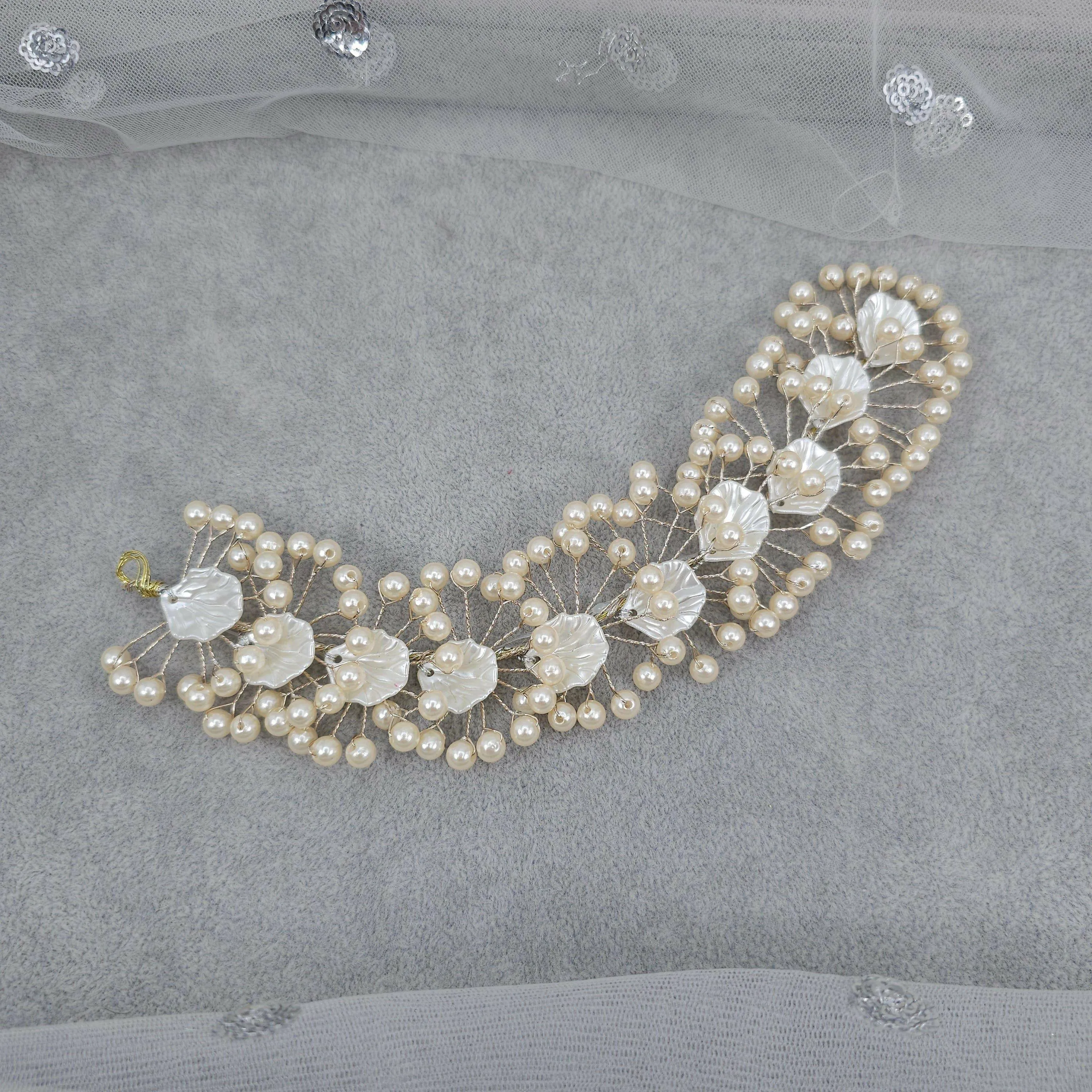 Simona Bridal Hairvine Headpiece