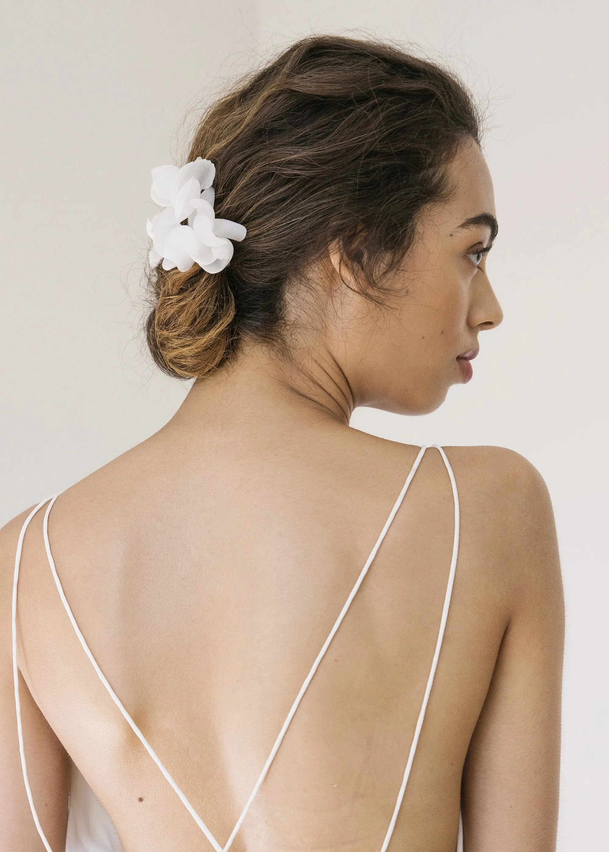Small Jardinia Hairpins -- Cream