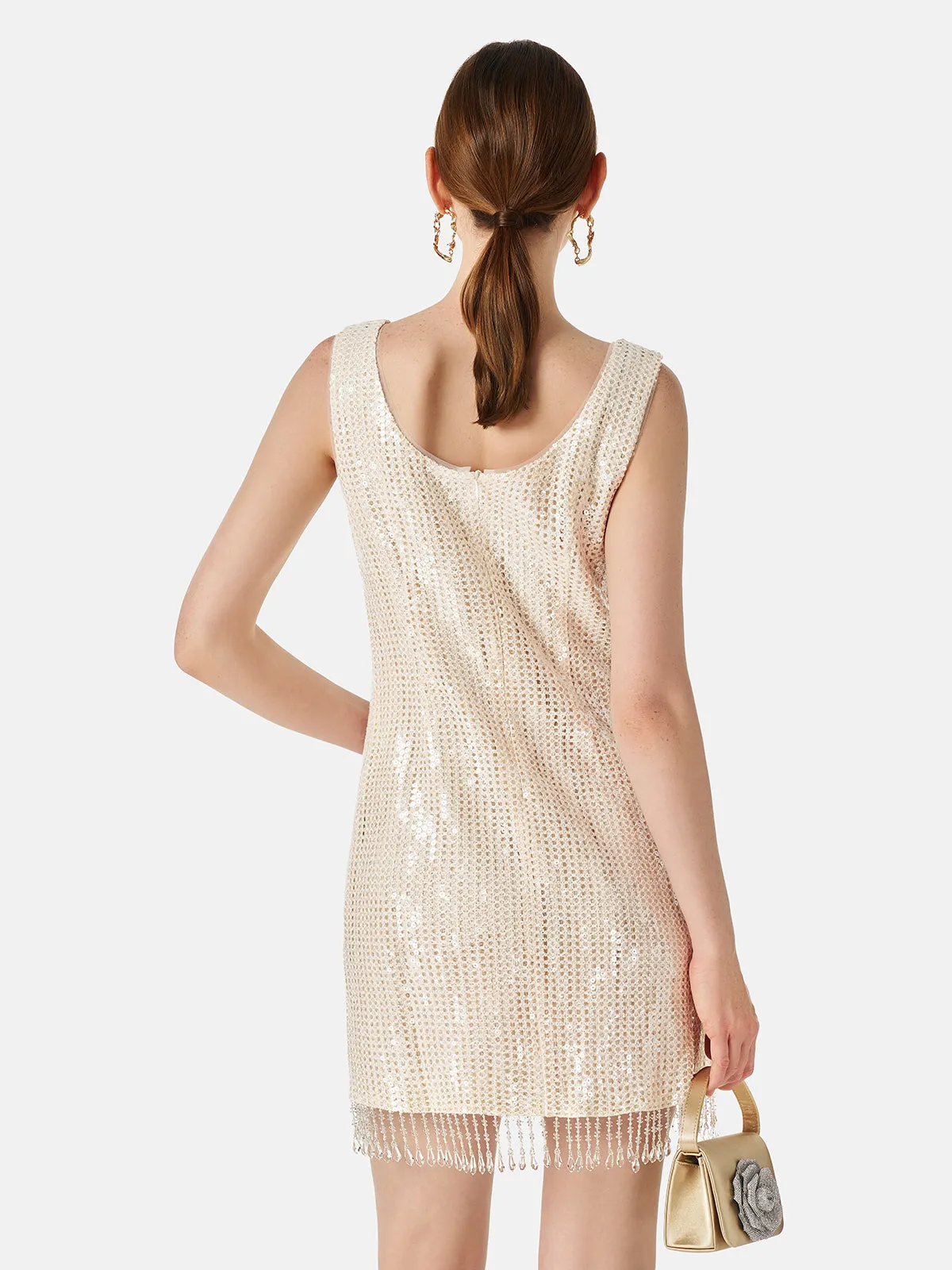 Sparkly Sequin Fringe Dress