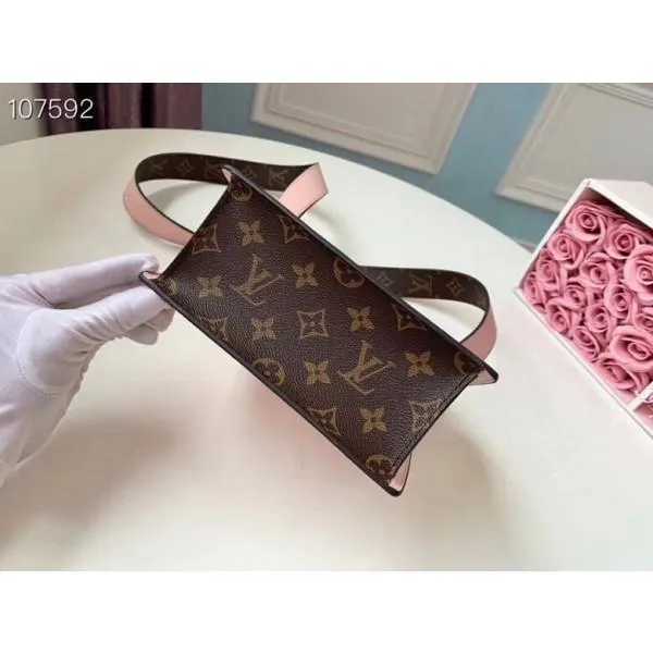 Spring Street Top Handle Bag In Red Vernis Leather M90468 Ligh Pink 2019 Collection