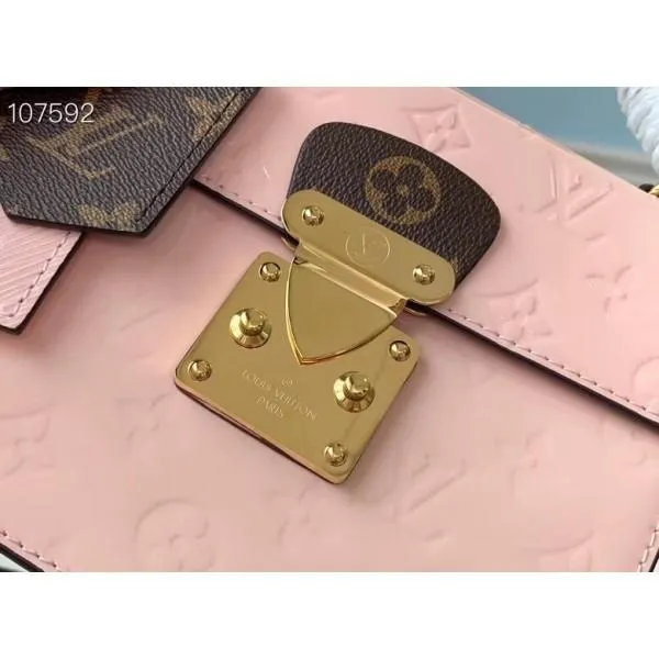 Spring Street Top Handle Bag In Red Vernis Leather M90468 Ligh Pink 2019 Collection