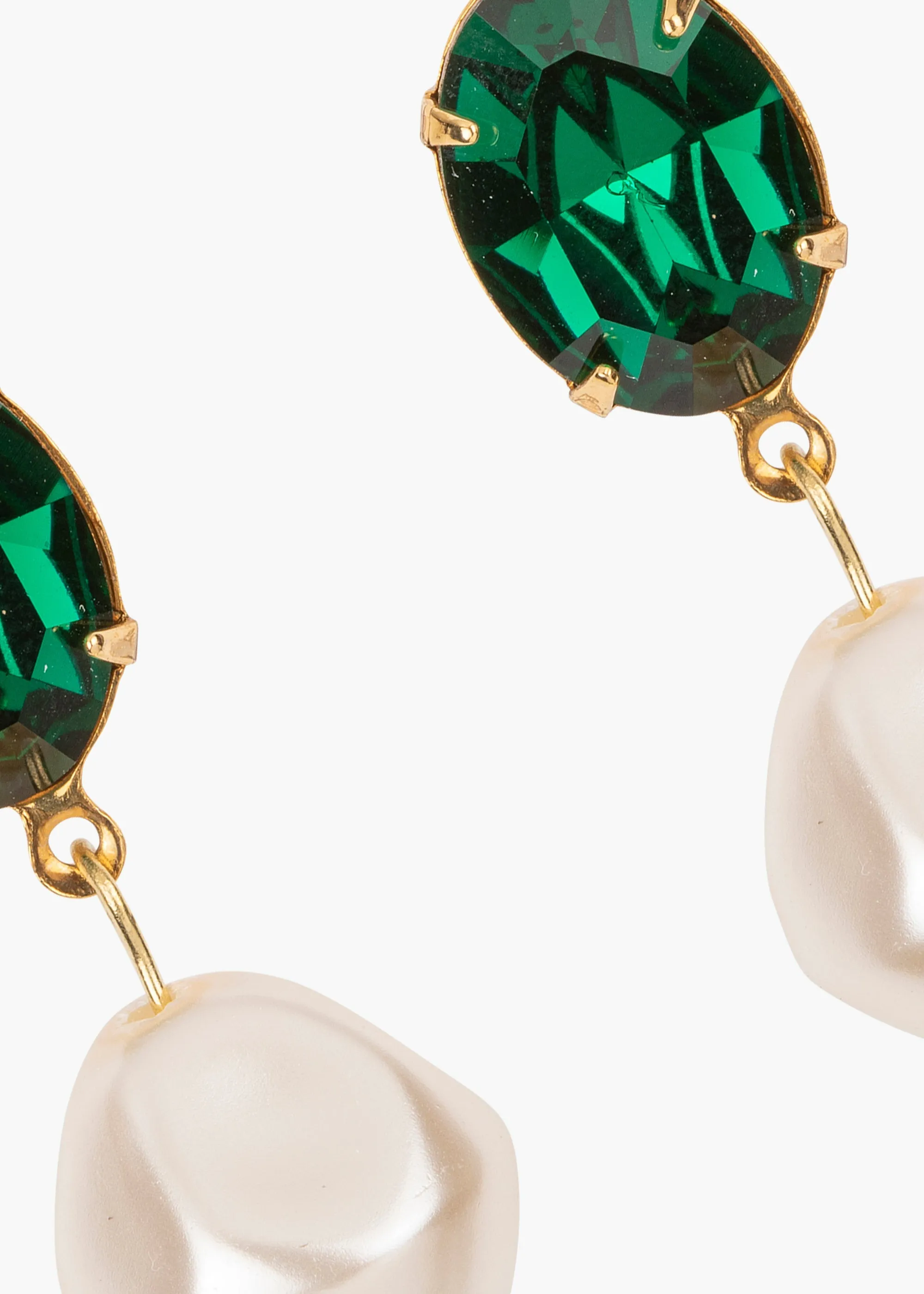 Tunis Earrings -- Emerald