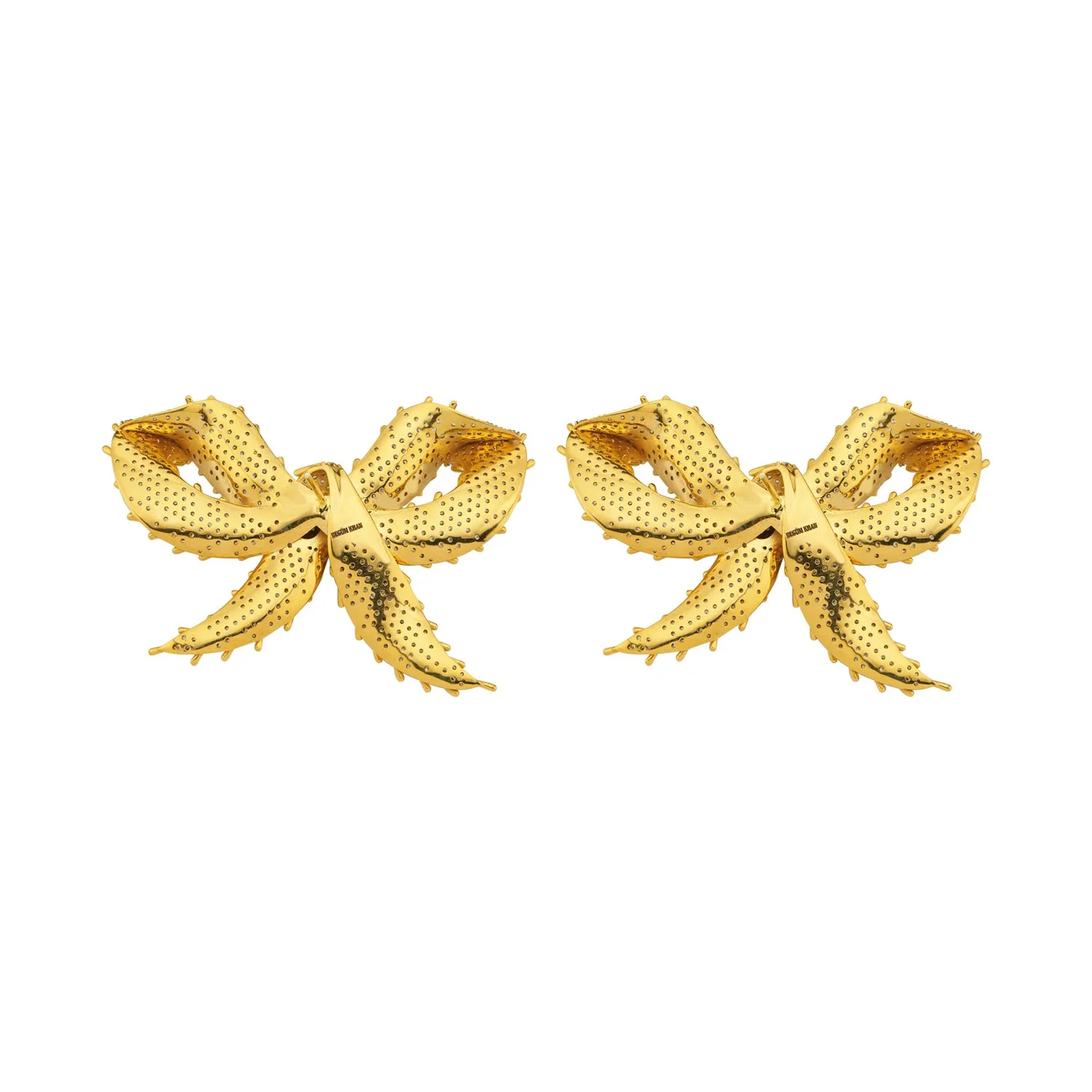 TURTLE BOW EARRINGS