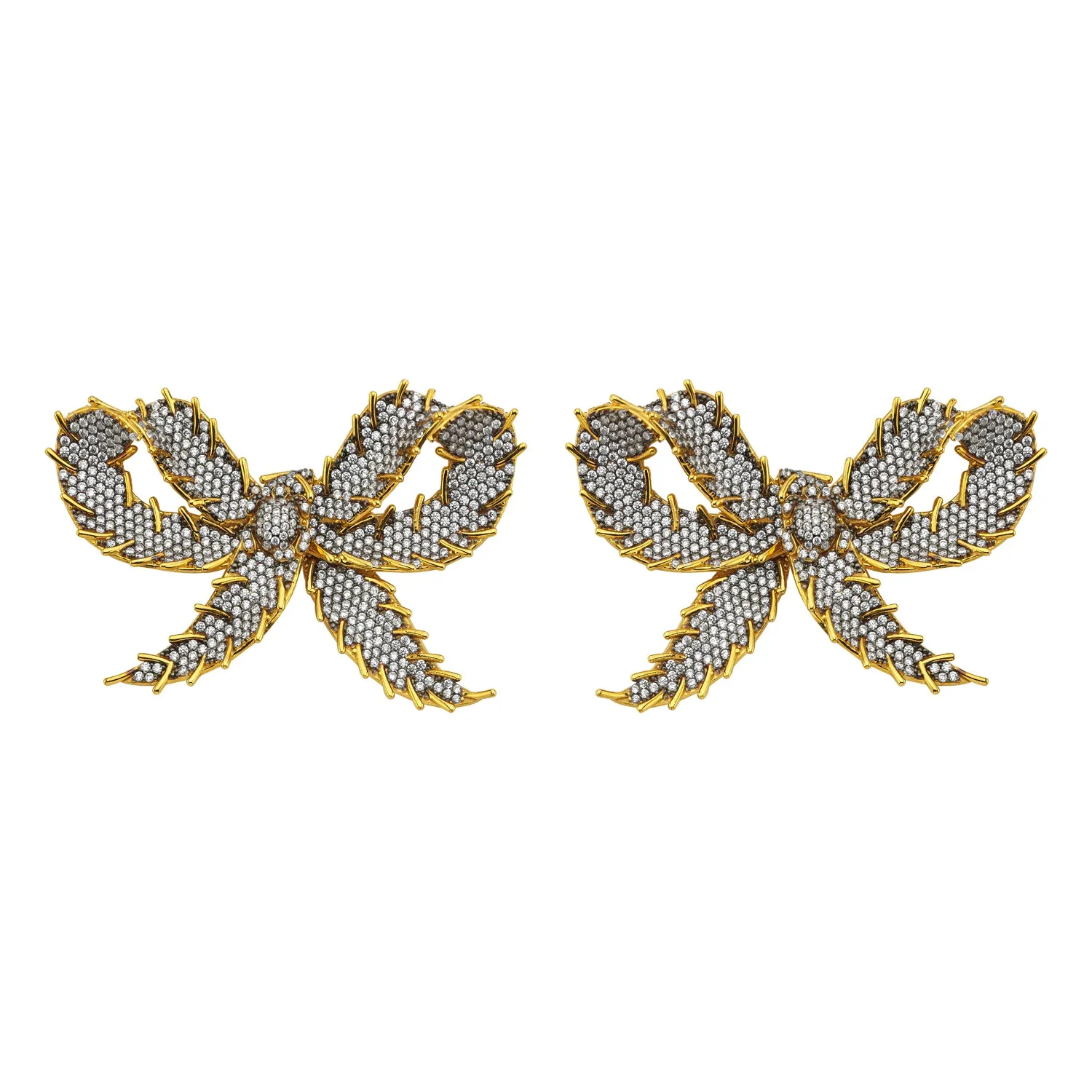 TURTLE BOW EARRINGS
