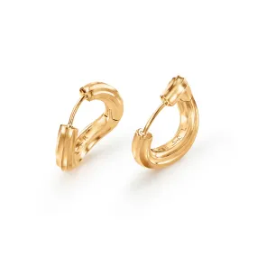 Under The Sea Small 18K Gold Hoops