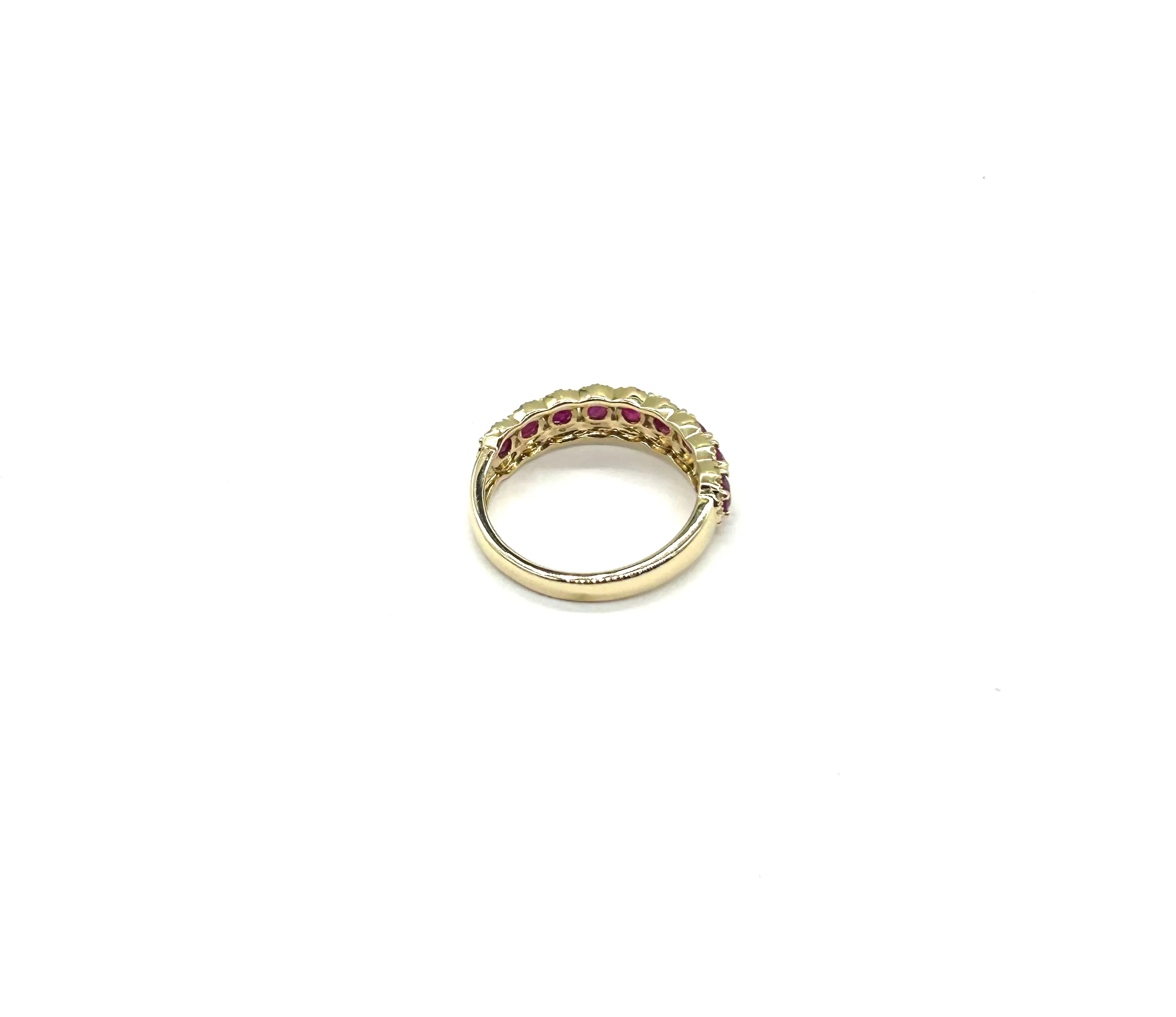 Women's Diamond & Ruby Band