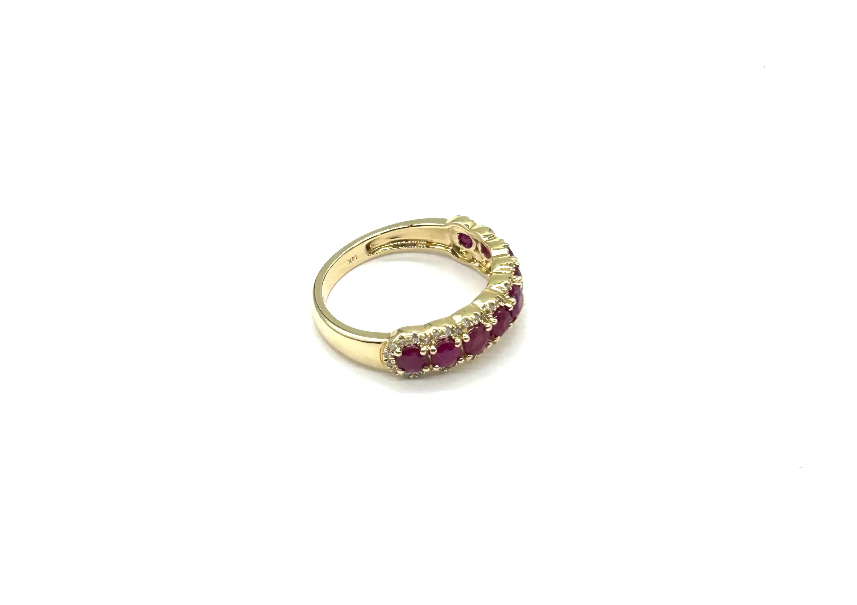 Women's Diamond & Ruby Band